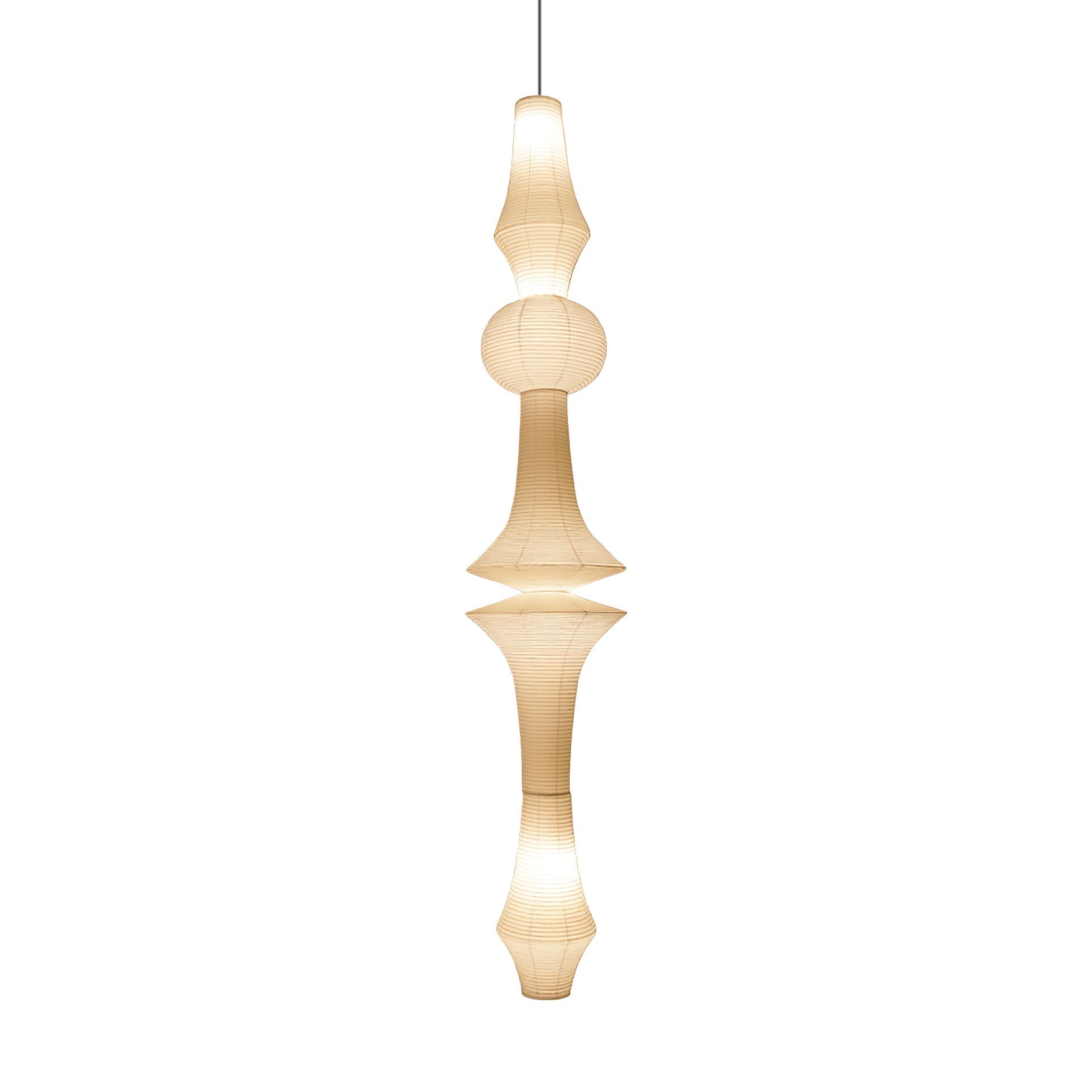 Lustra Suspension Luminaire Papier Washi E pour Salon - Neutralighting