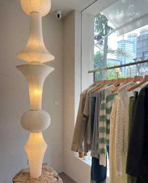 Lustra Suspension Luminaire Papier Washi E pour Salon - Neutralighting