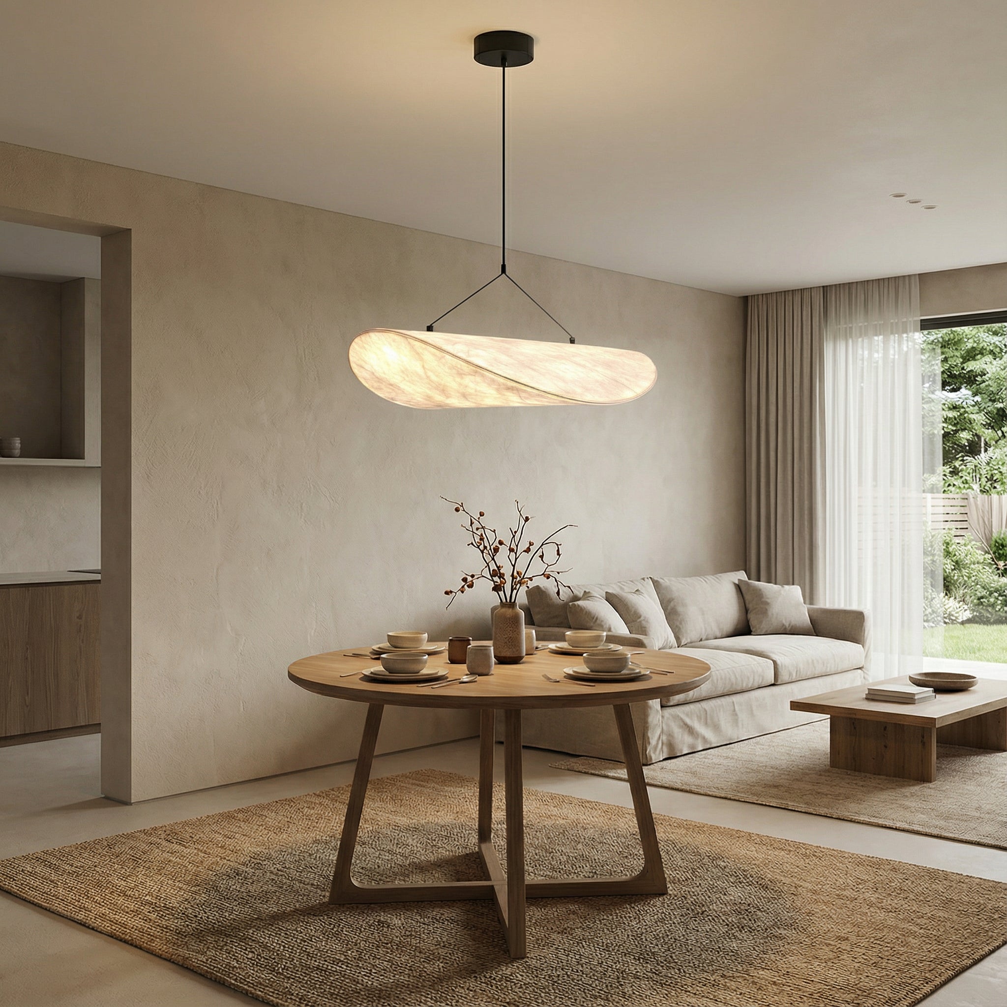 Suspension Style Japandi Élégante Pour Ambiance Douce