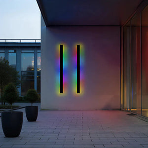 Elune Applique Murale Extérieur LED Étanche Minimaliste Métal Cour - Neutralighting