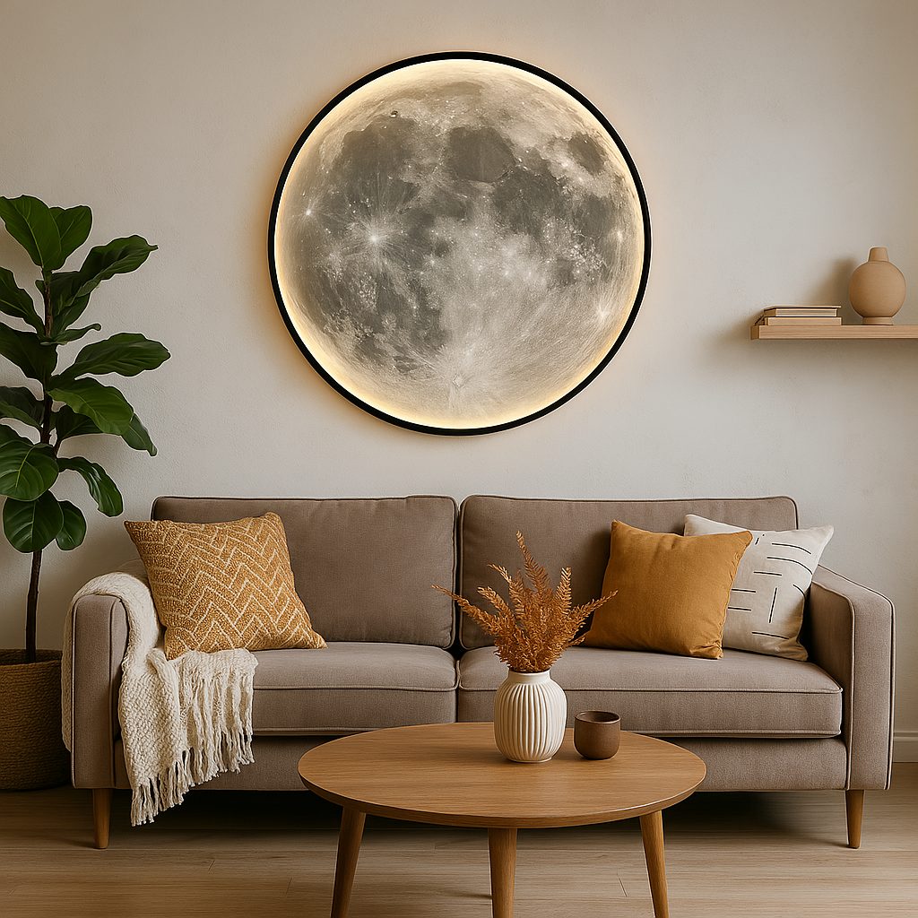 Lampe Murale Lunaire LED Pour Une Ambiance Douce Et Moderne